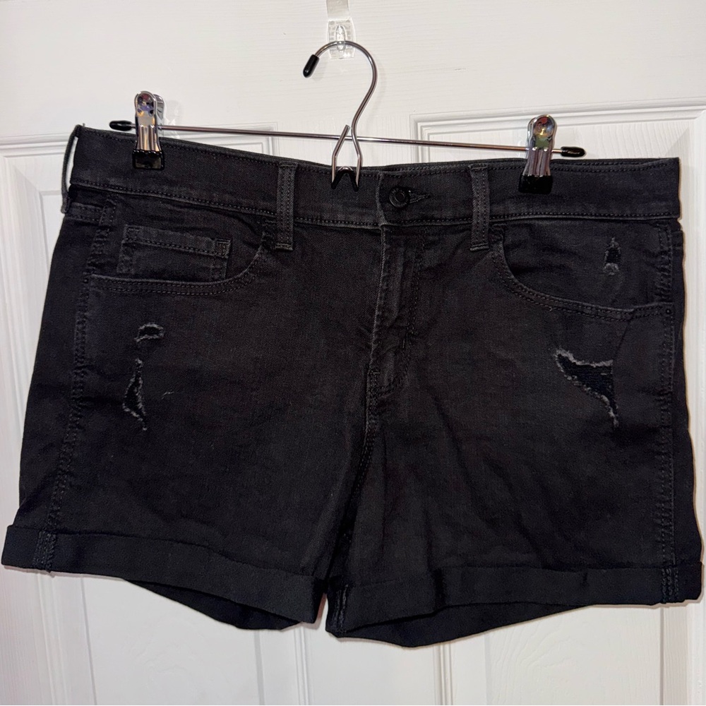 Old Navy Black Denim Shorts